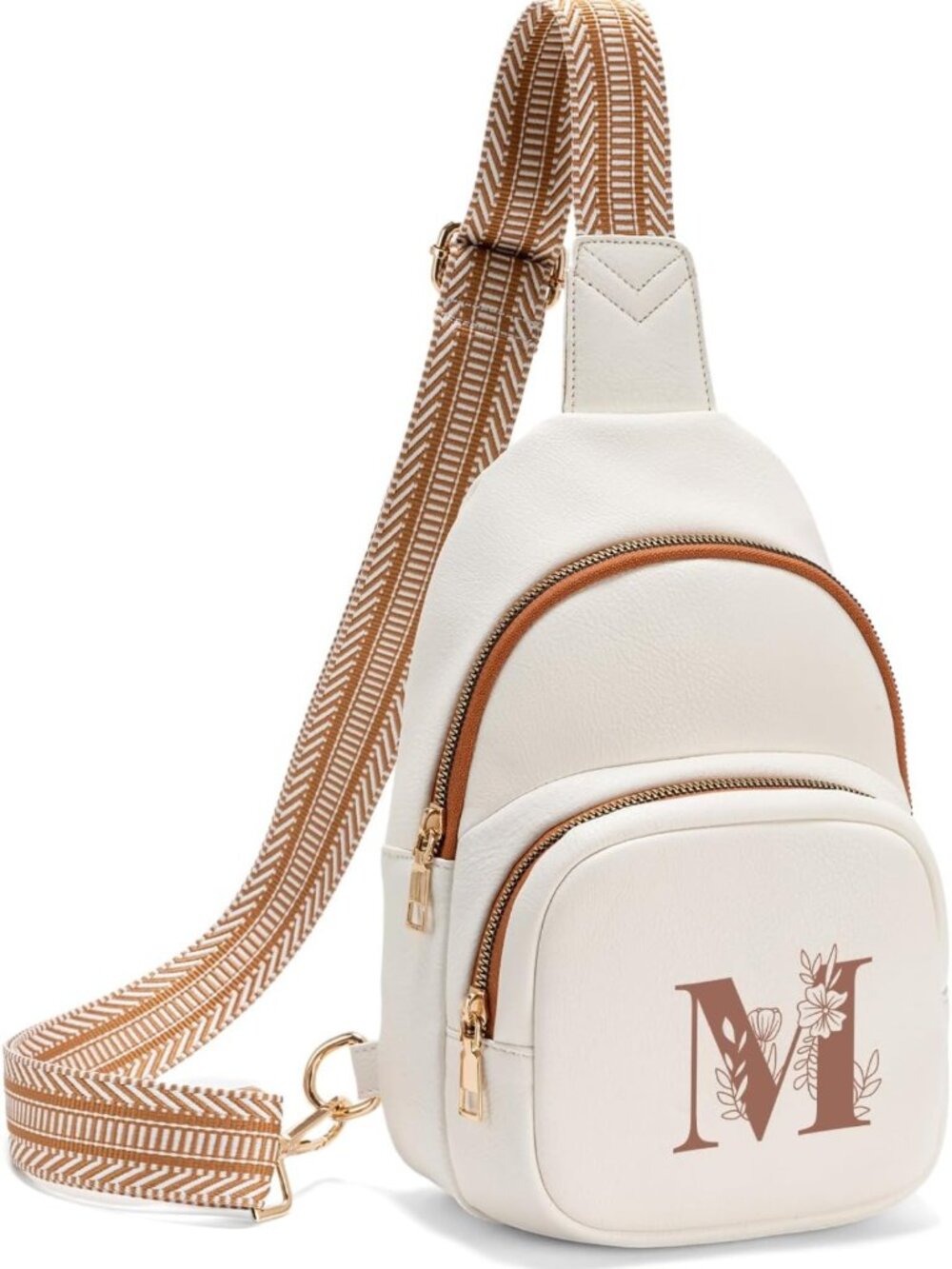 Personalized Sling Bag for Women - PU Leather Crossbody Purse for Travel